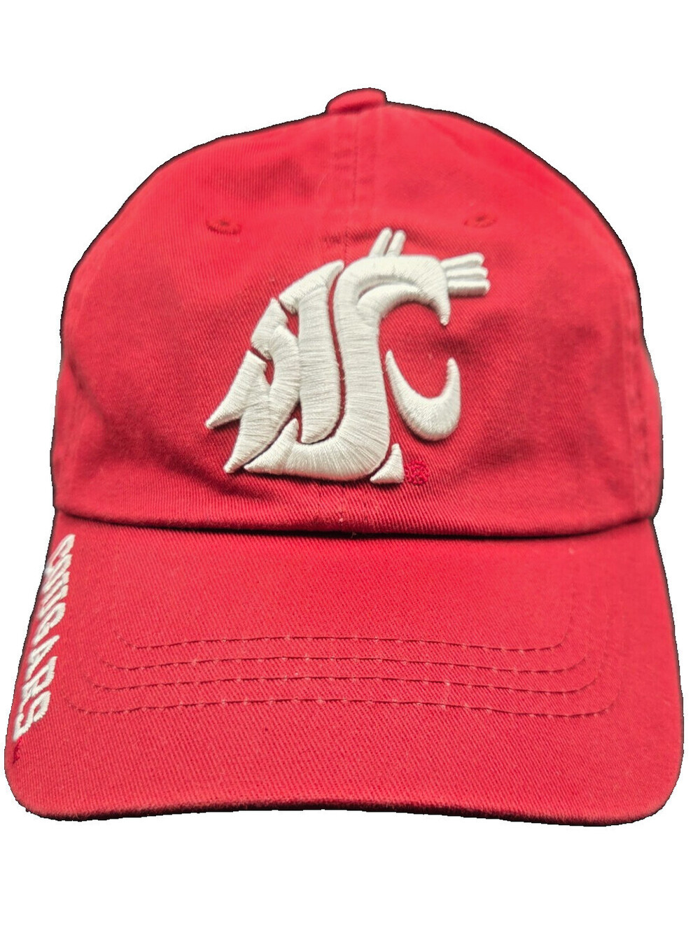 CAPTIVATING Washington State Cougars Mens One Size Red Adjustable NCAA Hat